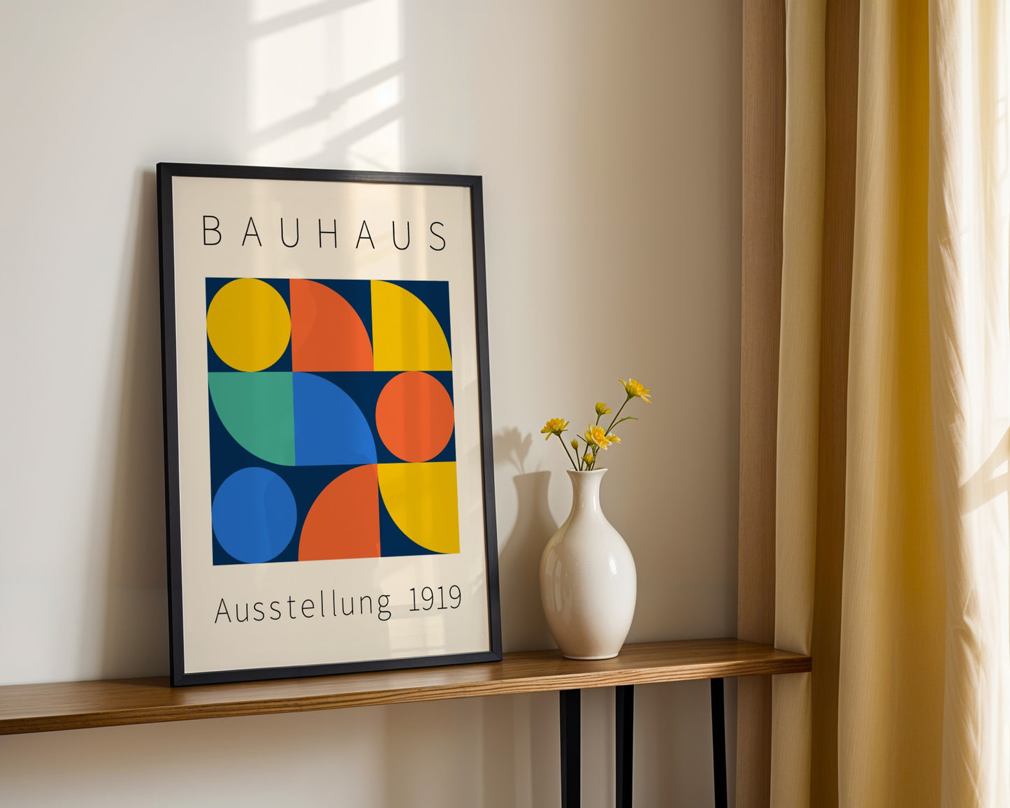 Bauhaus Chromatic Studies Framed Poster - Image 1