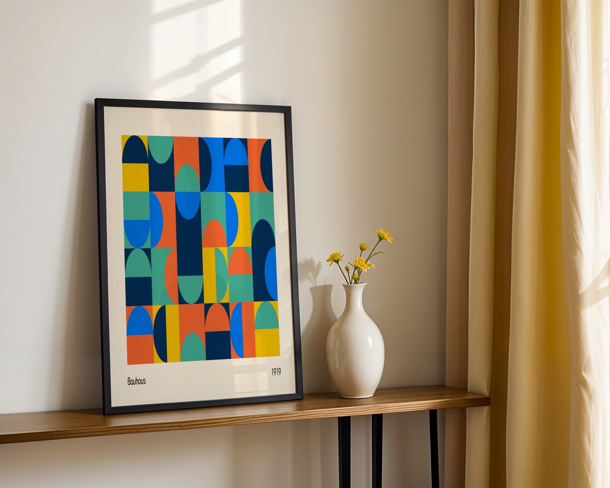 Bauhaus Rational Design Framed Poster - Image 1