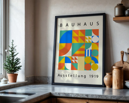 Bauhaus Industrial Art Framed Poster - Image 4