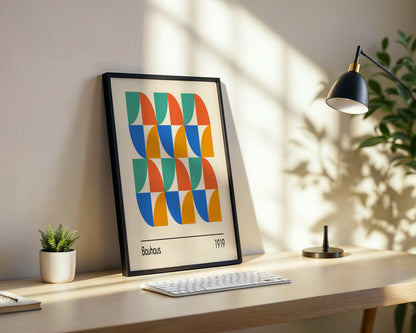 Bauhaus Structural Elements Framed Poster - Image 2