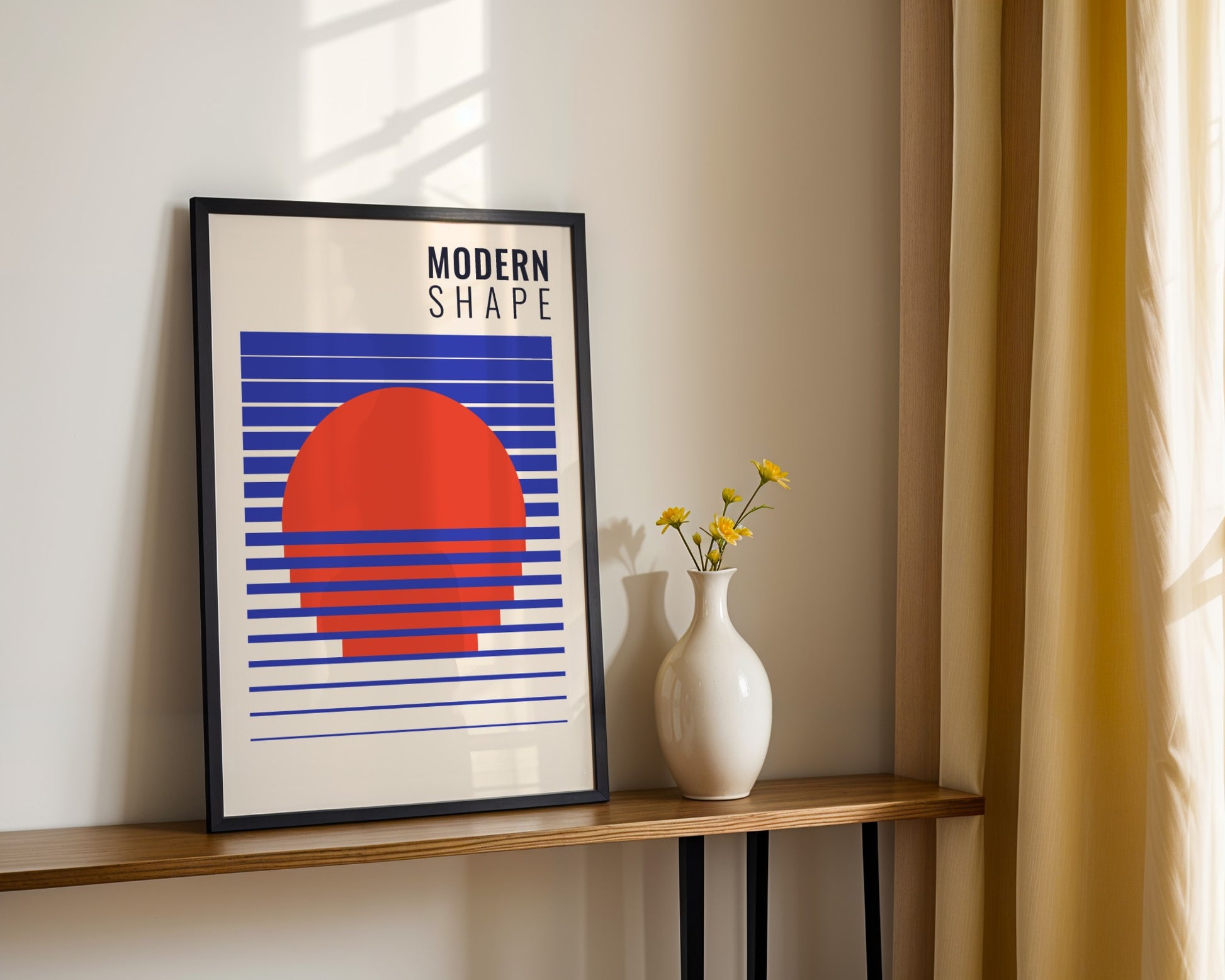Bauhaus Mathematical Forms Framed Poster - Image 1