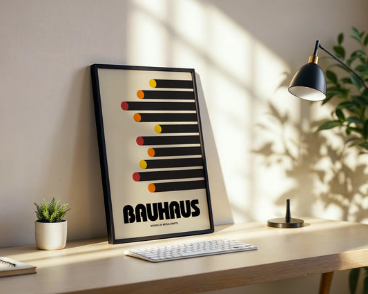 Bauhaus Constructivist Art Framed Poster - Image 2