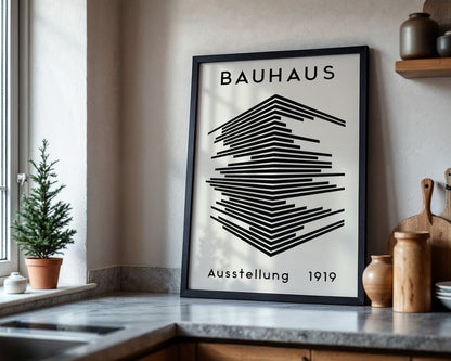 Bauhaus 1919 Exhibition Framed Poster - Image 4