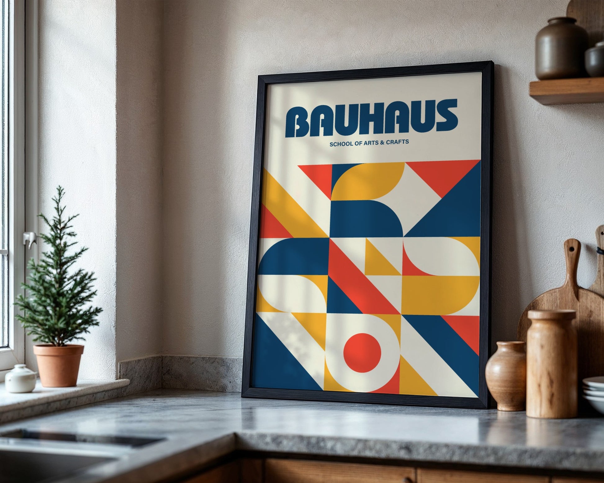 Bauhaus Functional Aesthetics Framed Poster - Image 4