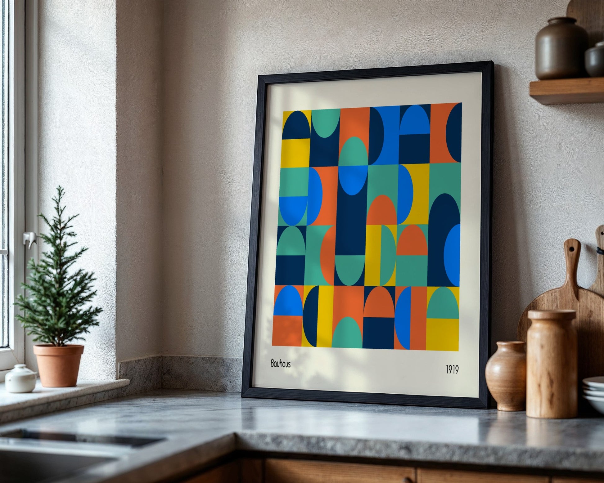 Bauhaus Rational Design Framed Poster - Image 4