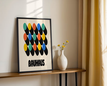 Bauhaus Planar Composition Framed Poster - Image 1