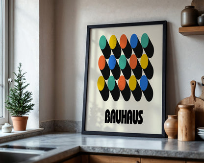 Bauhaus Planar Composition Framed Poster - Image 4