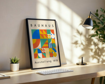 Bauhaus Industrial Art Framed Poster - Image 2