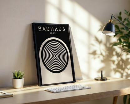 Bauhaus Linear Design Framed Poster - Image 2