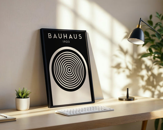 Bauhaus Linear Design Framed Poster - Image 2