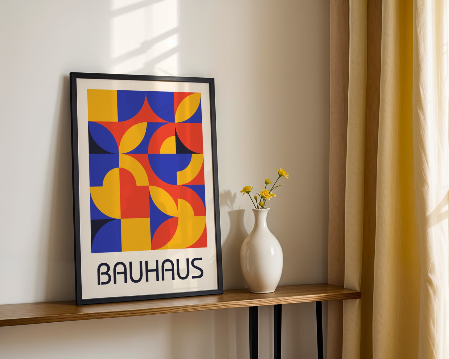 Bauhaus Dimensional Design Framed Poster - Image 1