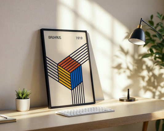 Bauhaus Pure Geometry Framed Poster - Image 2