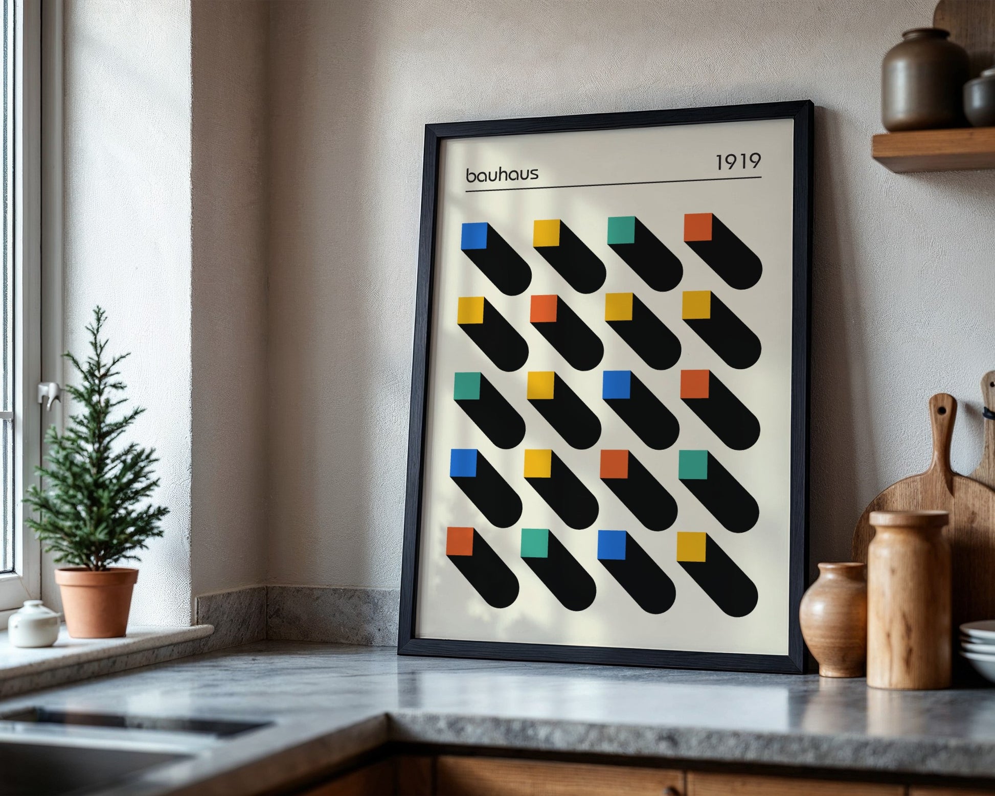 Bauhaus Visual Logic Framed Poster - Image 4