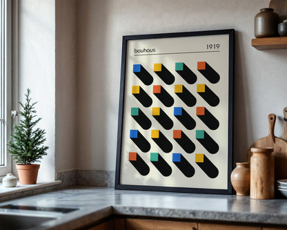 Bauhaus Visual Logic Framed Poster - Image 4