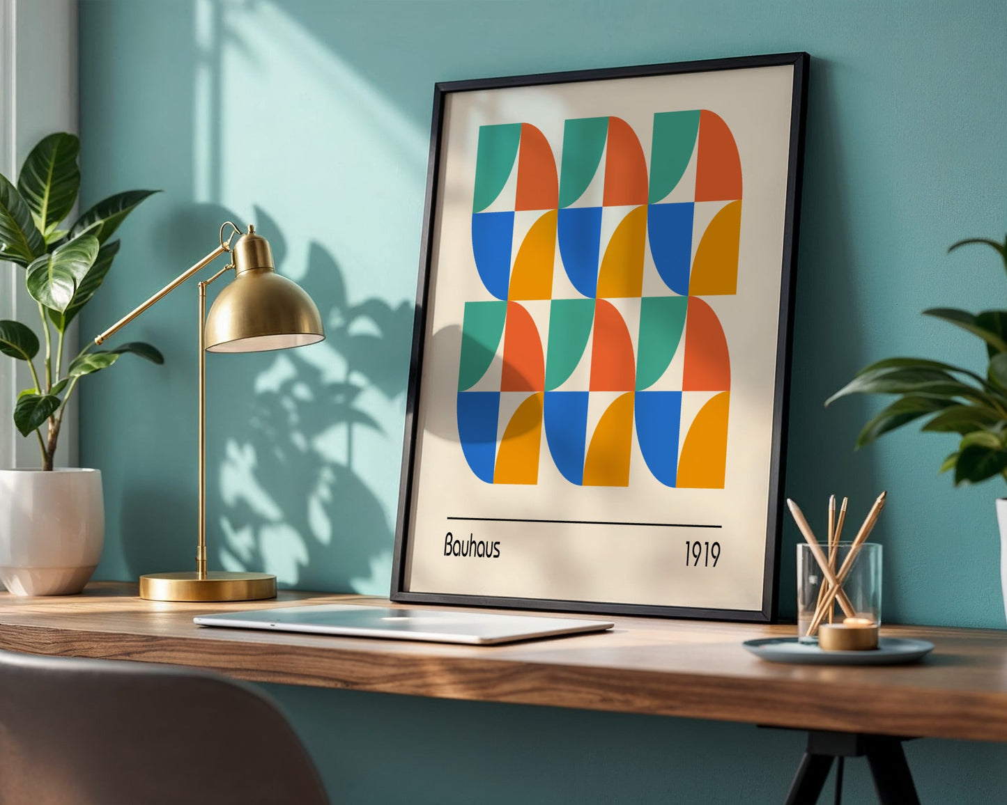 Bauhaus Structural Elements Framed Poster - Image 3