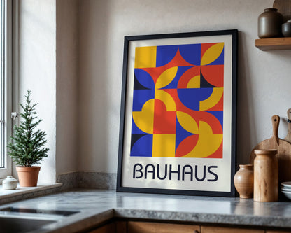 Bauhaus Dimensional Design Framed Poster - Image 4