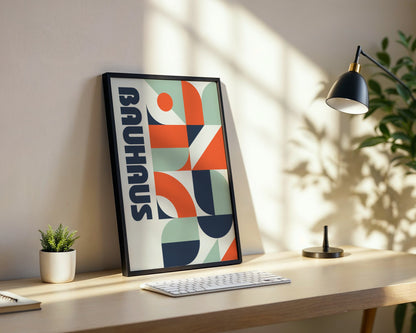 Bauhaus Color Theory Framed Poster - Image 2