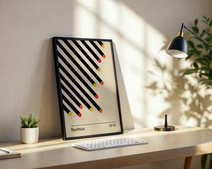 Bauhaus Bold Shapes Framed Poster - Image 2