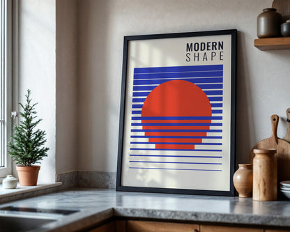 Bauhaus Mathematical Forms Framed Poster - Image 4