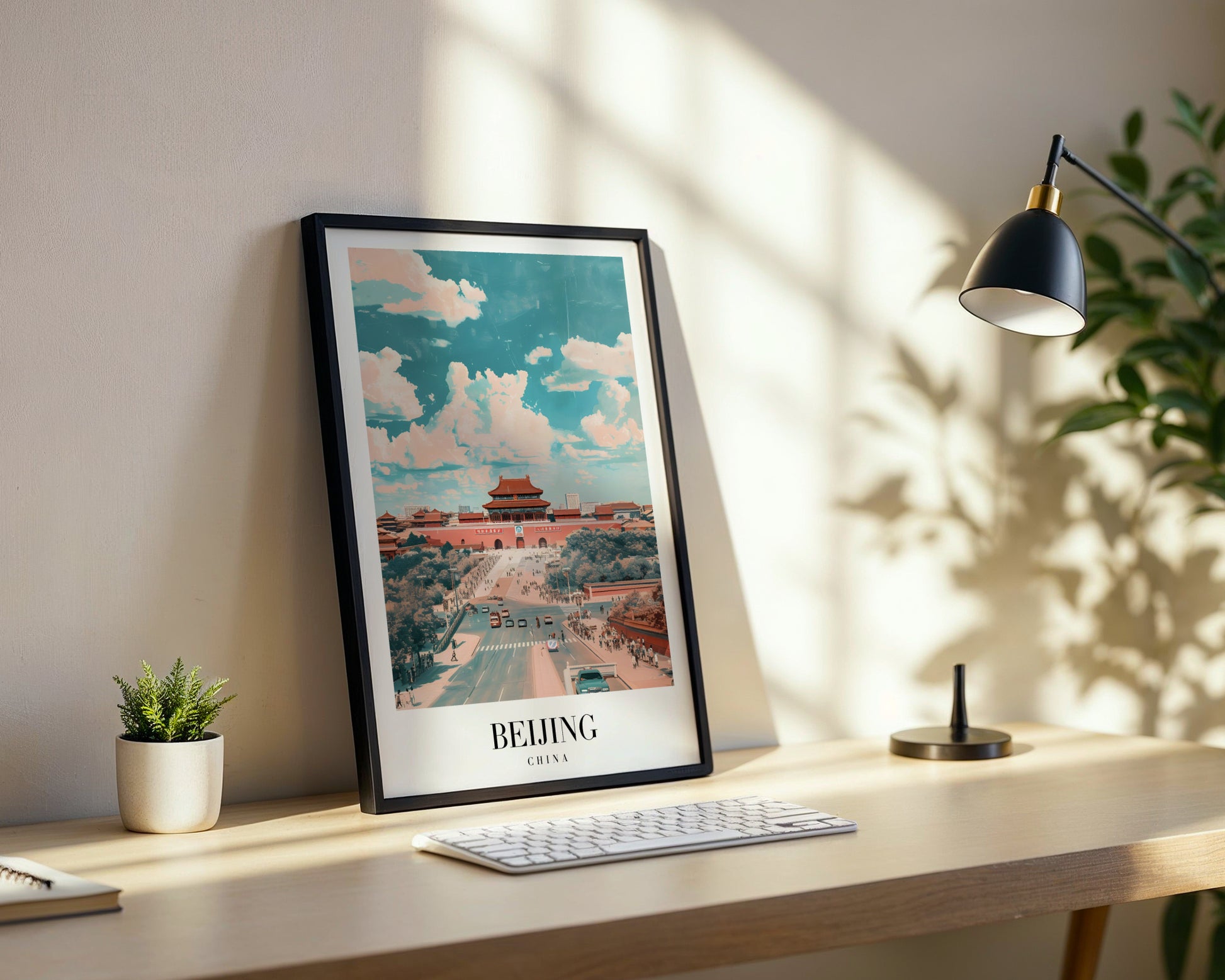 Beijing China Cityscape Framed Poster – Framed Wall Art Poster - Image 3