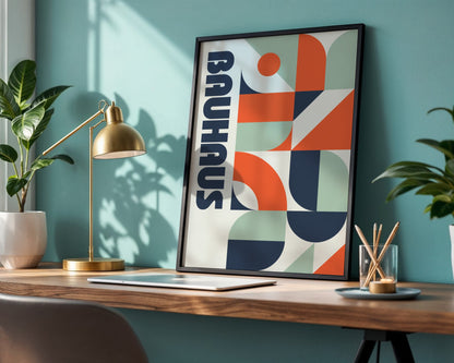 Bauhaus Color Theory Framed Poster - Image 3