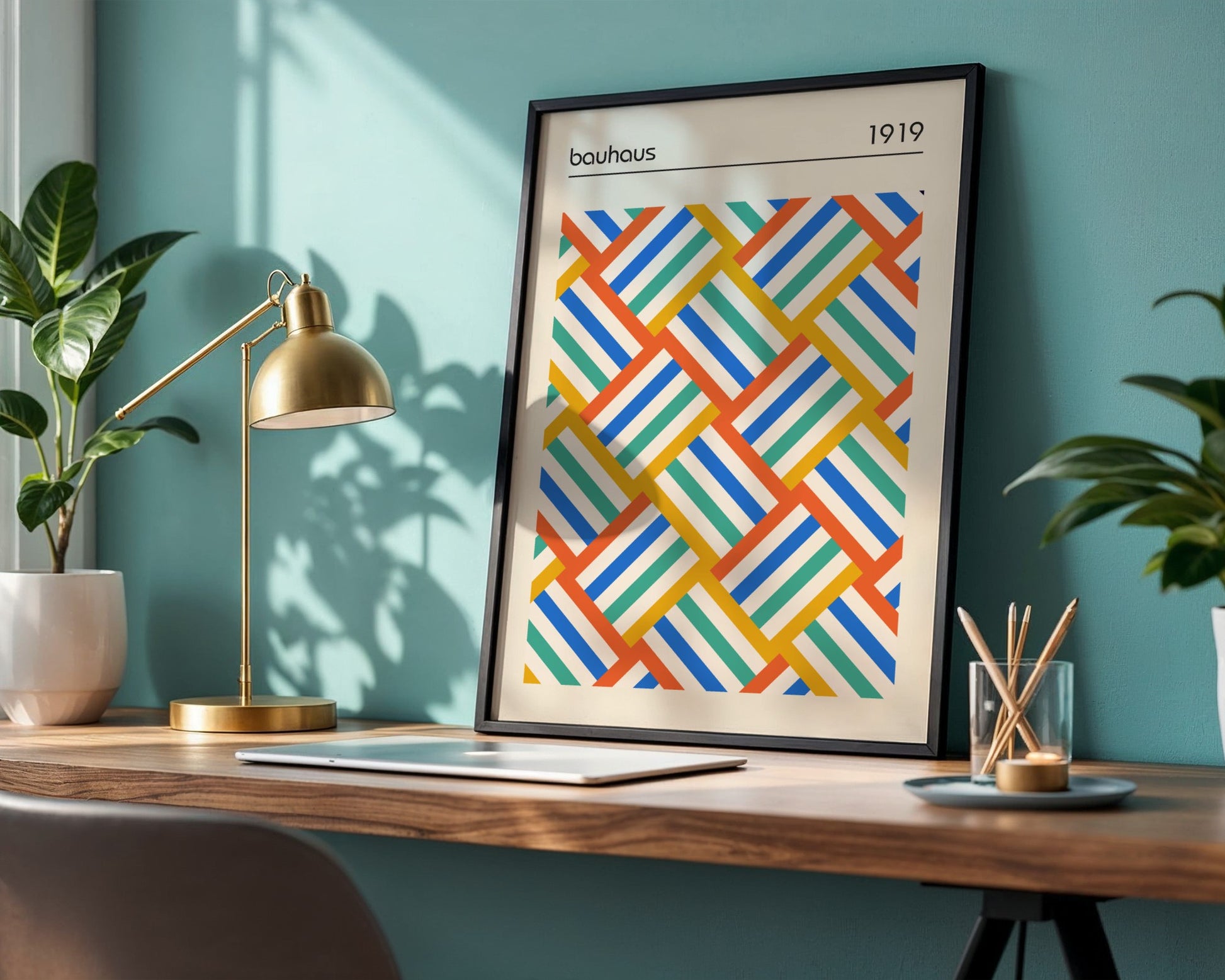 Bauhaus Essential Forms Framed Poster - Image 3
