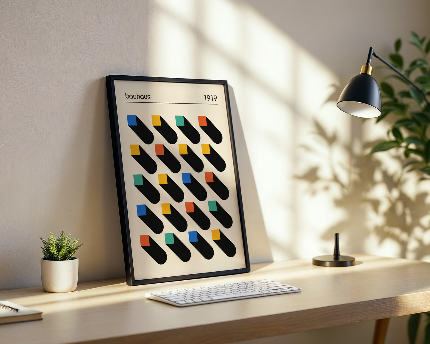 Bauhaus Visual Logic Framed Poster - Image 2