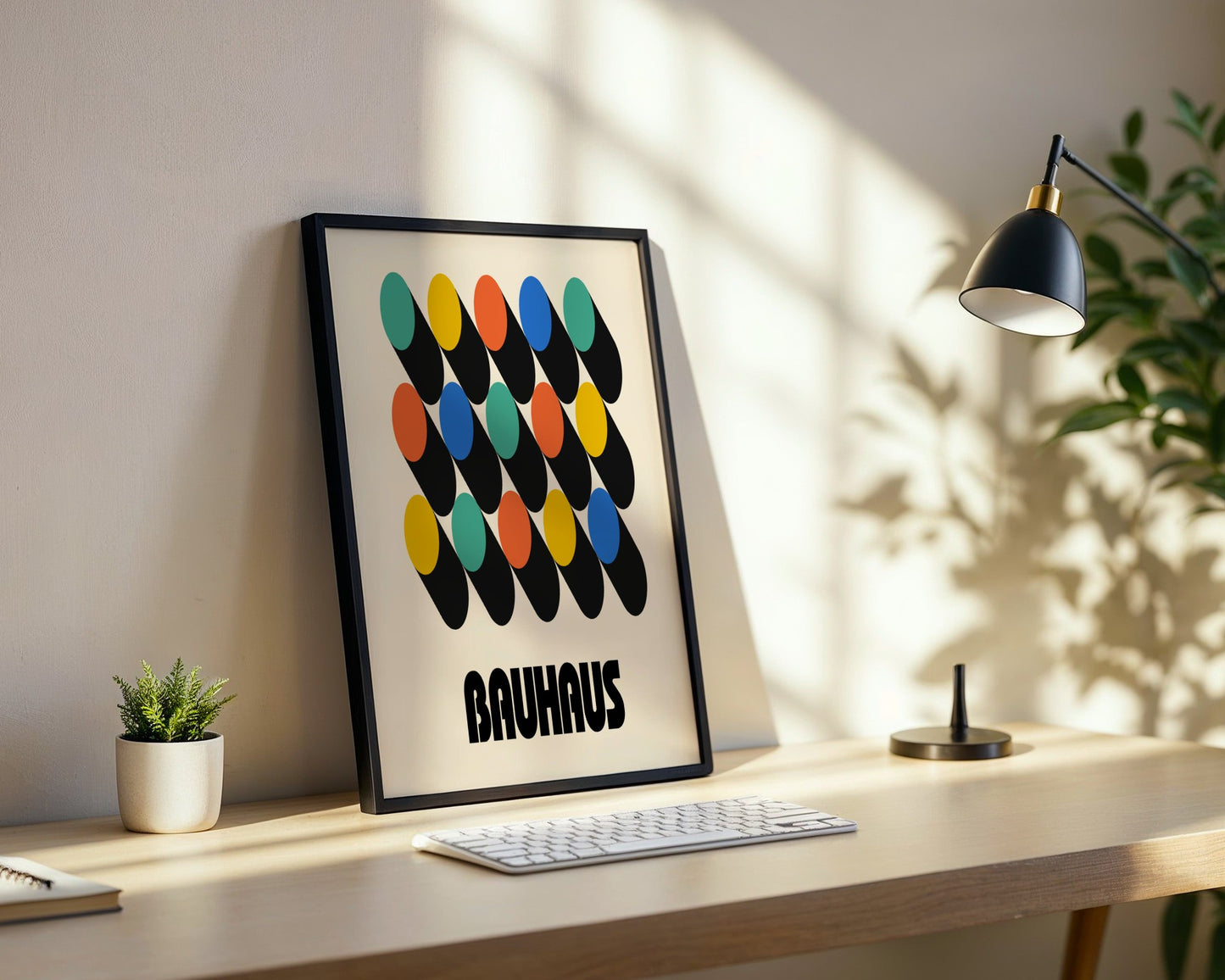 Bauhaus Planar Composition Framed Poster - Image 2