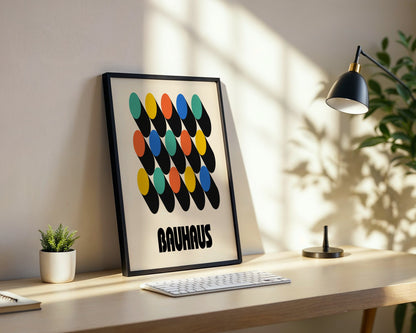 Bauhaus Planar Composition Framed Poster - Image 2
