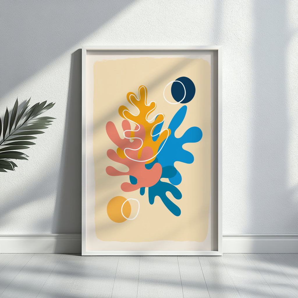 Golden Hour Botanical Framed Poster - Image 1