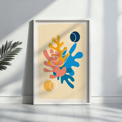 Golden Hour Botanical Framed Poster - Image 1
