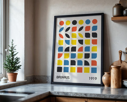 Bauhaus Typography Art Framed Poster - Image 4