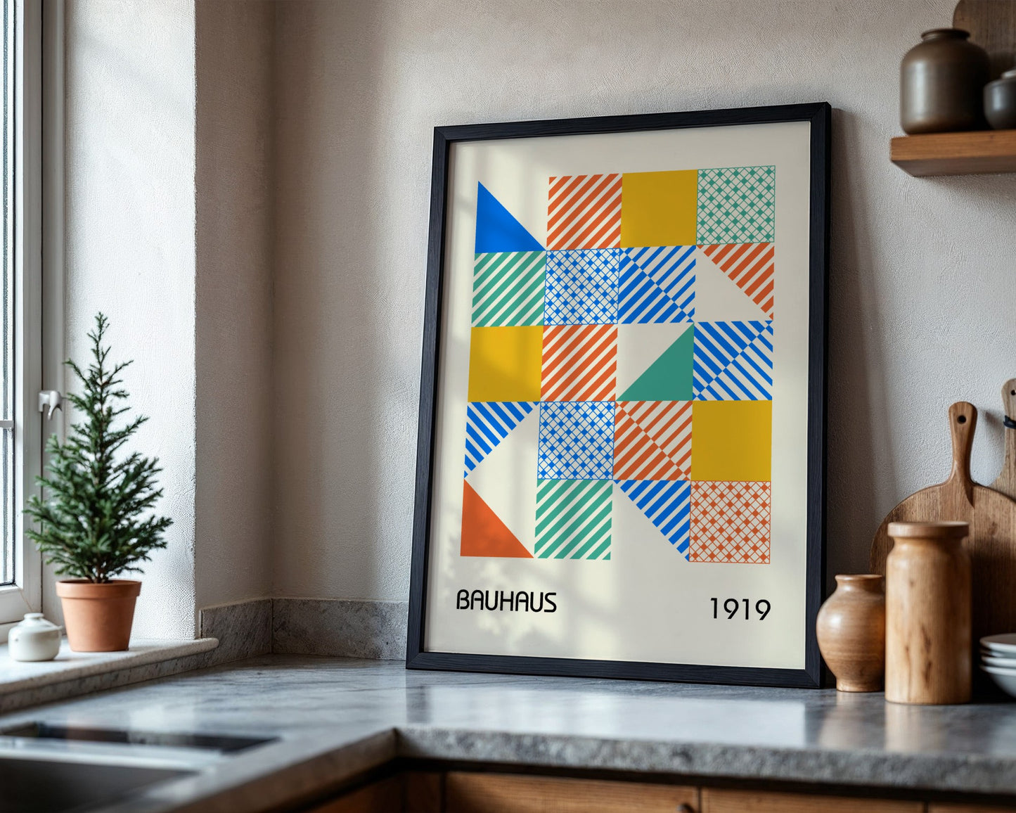 Bauhaus Systematic Order Framed Poster - Image 4