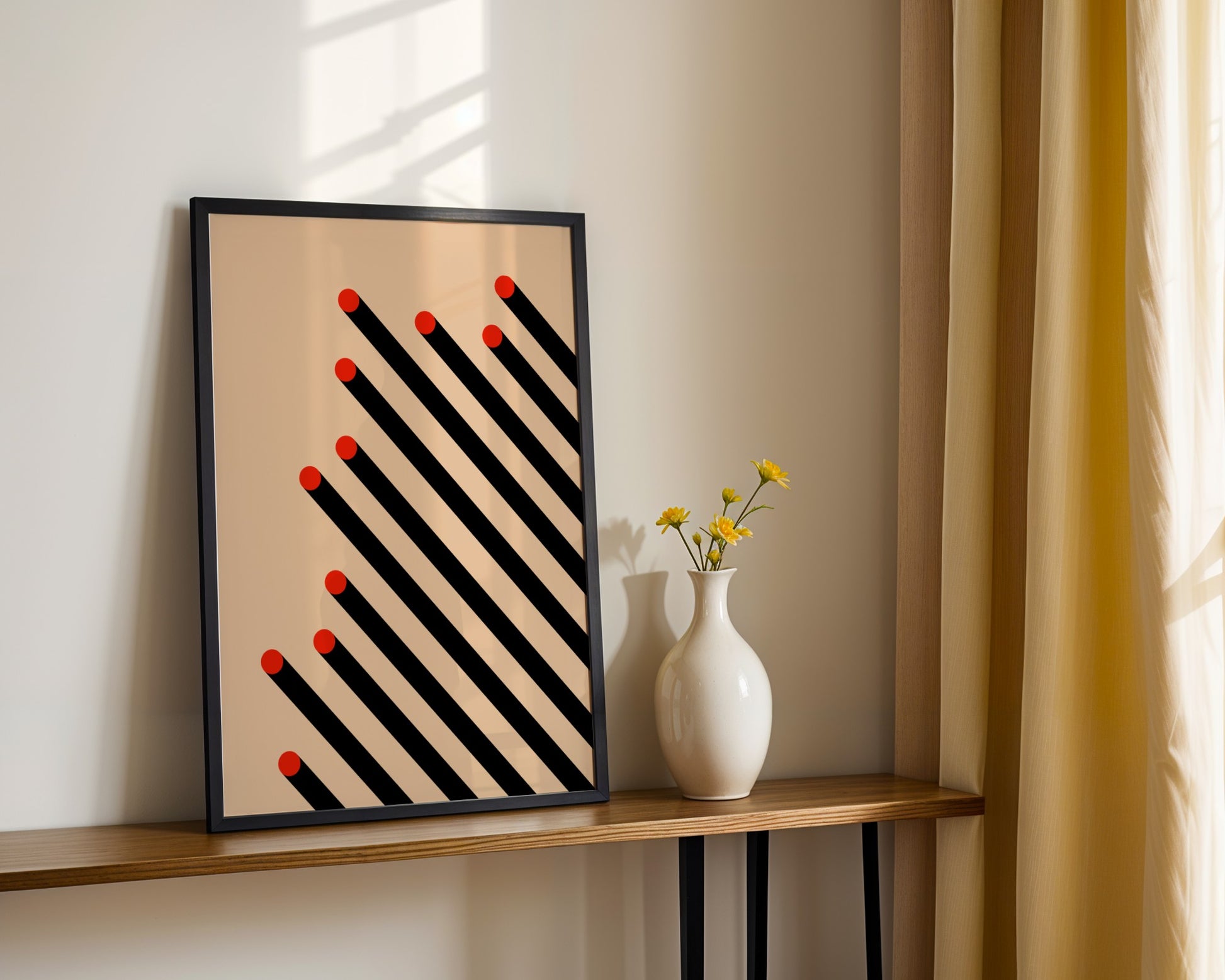 Bauhaus Grid System Framed Poster - Image 1