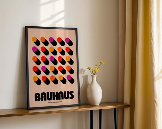Bauhaus Balanced Composition Framed Poster - Image 1