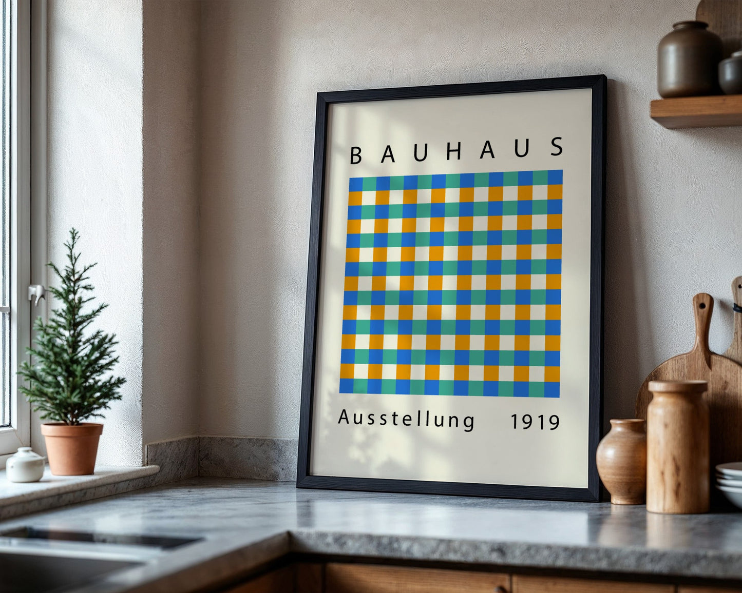 Bauhaus Constructive Elements Framed Poster - Image 4