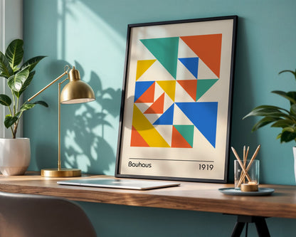 Bauhaus Modular Design Framed Poster - Image 3