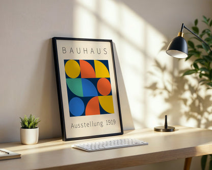 Bauhaus Chromatic Studies Framed Poster - Image 2