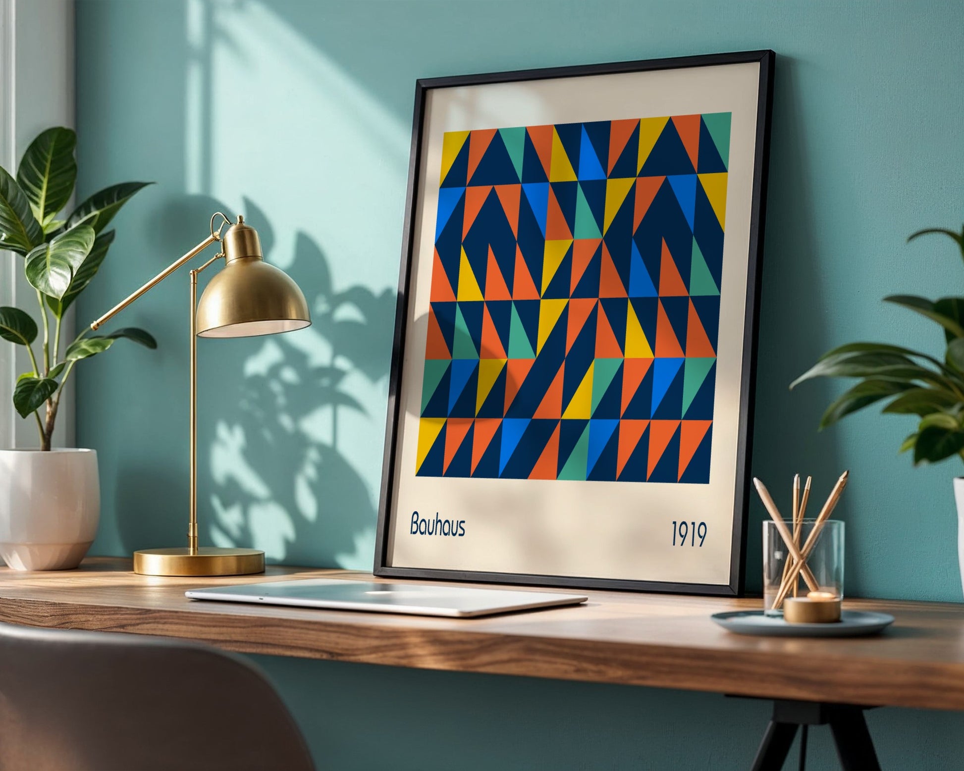 Bauhaus Progressive Art Framed Poster - Image 3