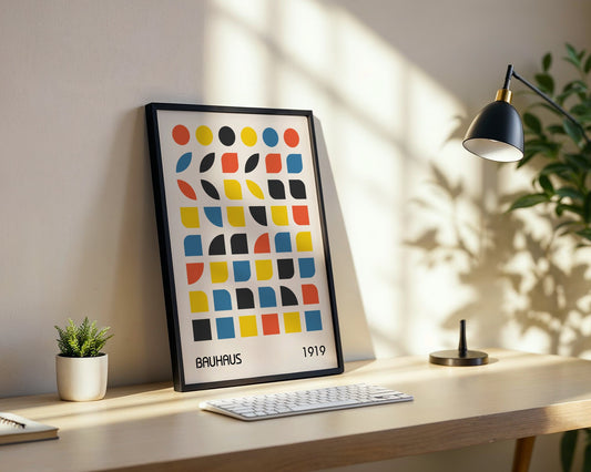 Bauhaus Typography Art Framed Poster - Image 2