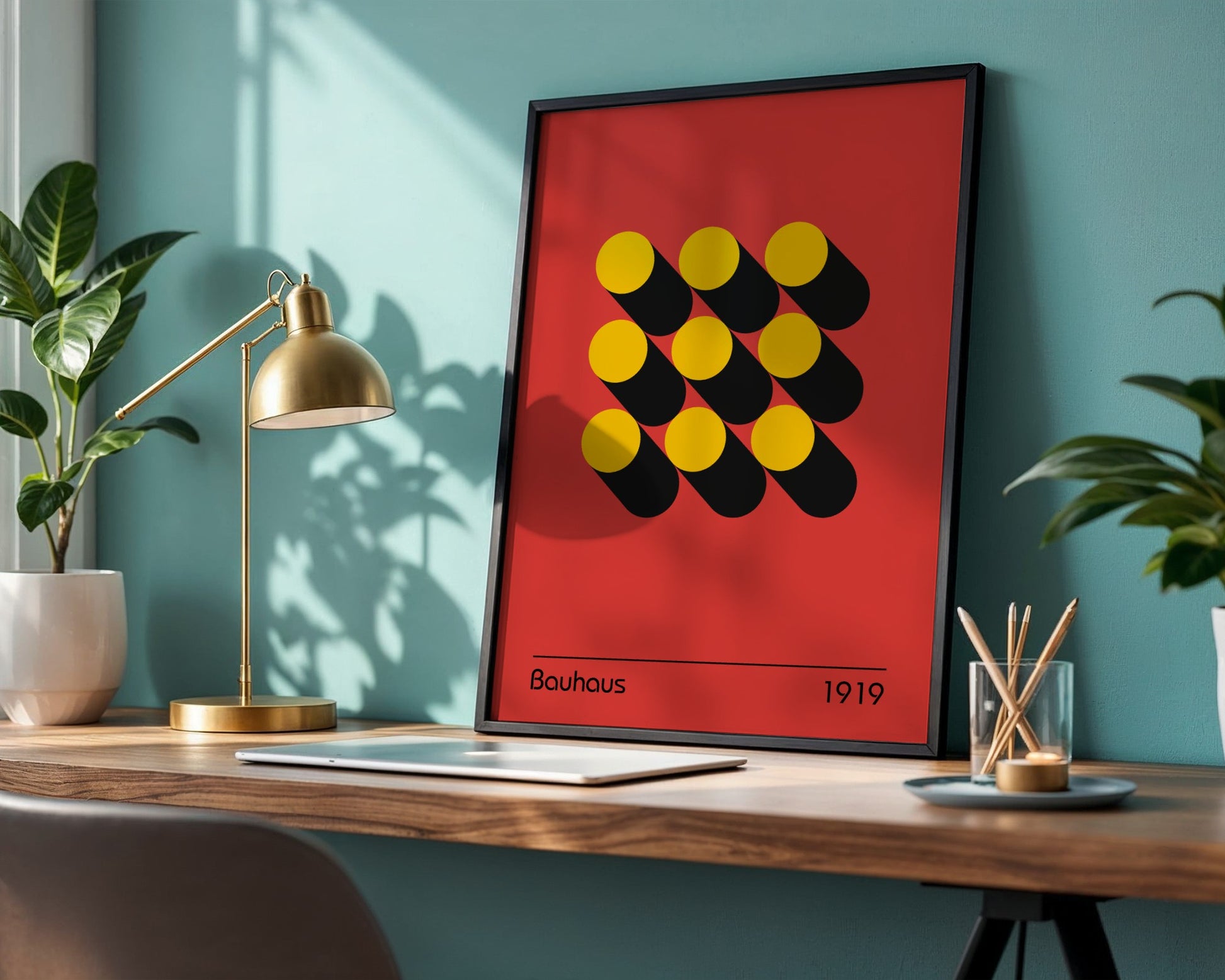 Bauhaus Spatial Design Framed Poster - Image 3