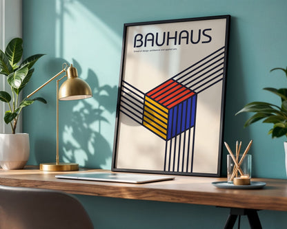 Bauhaus Abstract Language Framed Poster - Image 3