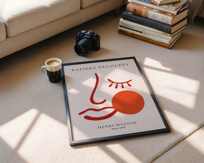 Henri Matisse Papiers Découpés Abstract Framed Art - View 1