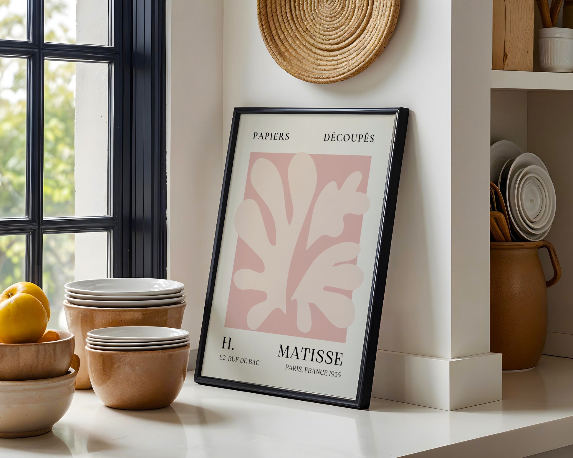 Matisse Abstract Botanical Papiers Découpés Framed Poster - View 2