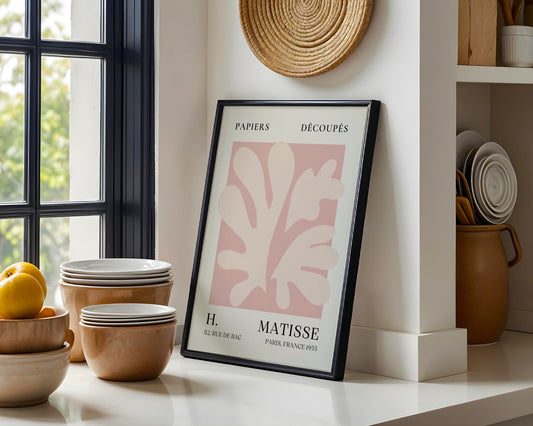 Matisse Abstract Botanical Papiers Découpés Framed Poster - View 2