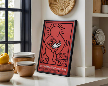 Keith Haring Iowa City Pop Art Framed Poster - View 2