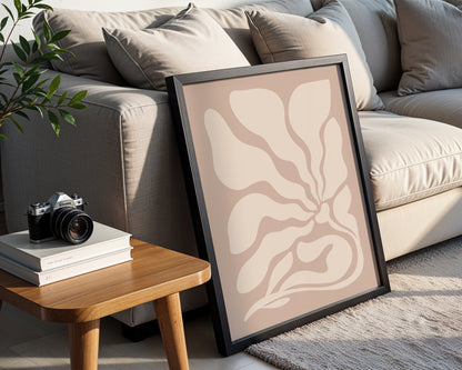 Abstract Organic Flow Framed Poster – Framed Wall Art Poster - Image 4