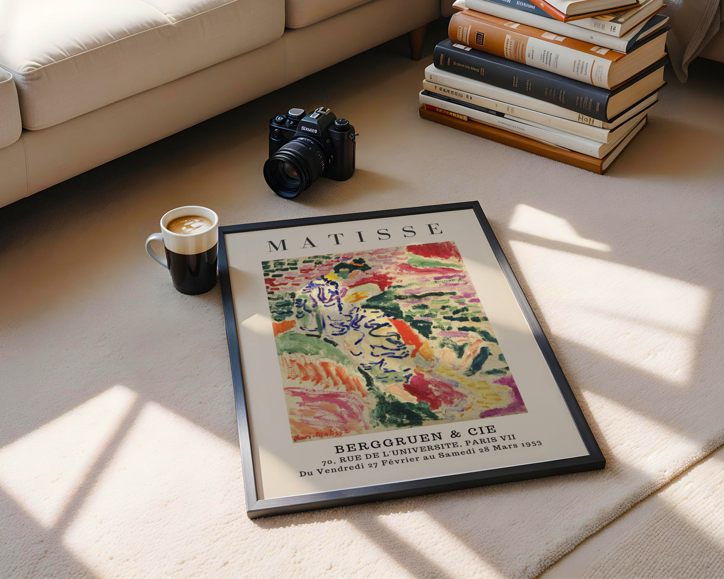 Matisse Abstract Fauvist Figure Framed Poster - View 2