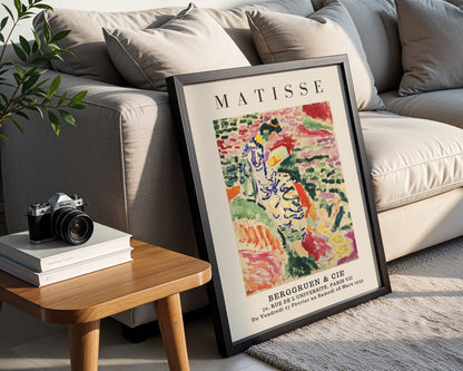 Matisse Abstract Fauvist Figure Framed Poster - View 4