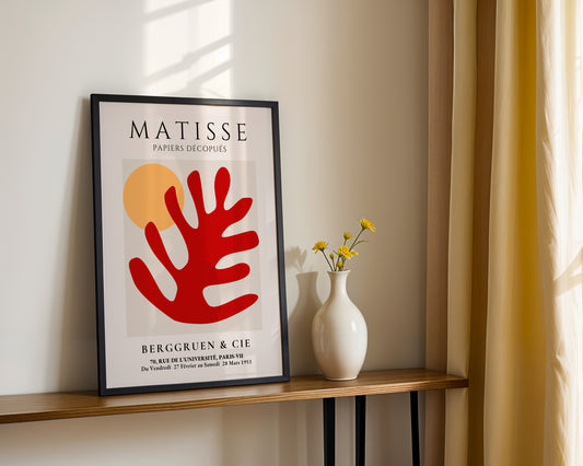 Matisse Abstract Cut-Out Art Framed Poster - View 1